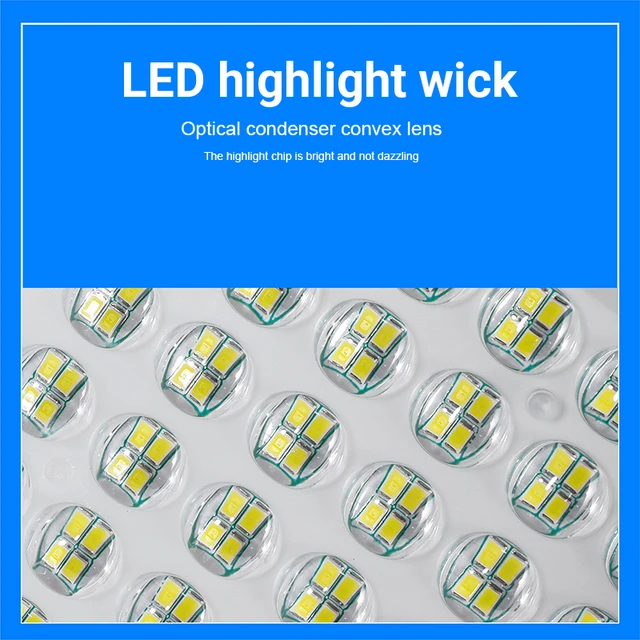 Panneau solaire avec projecteur LED multifonctionn