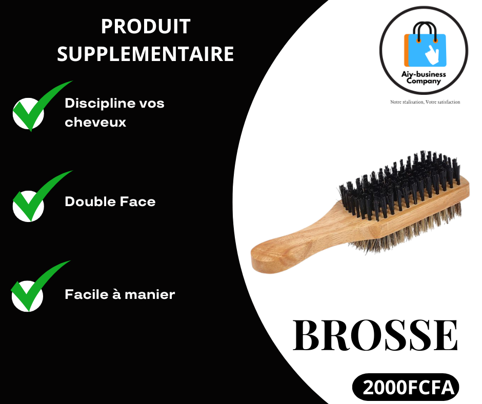 Brosse à Cheveux Double Face – Hard &amp; Soft