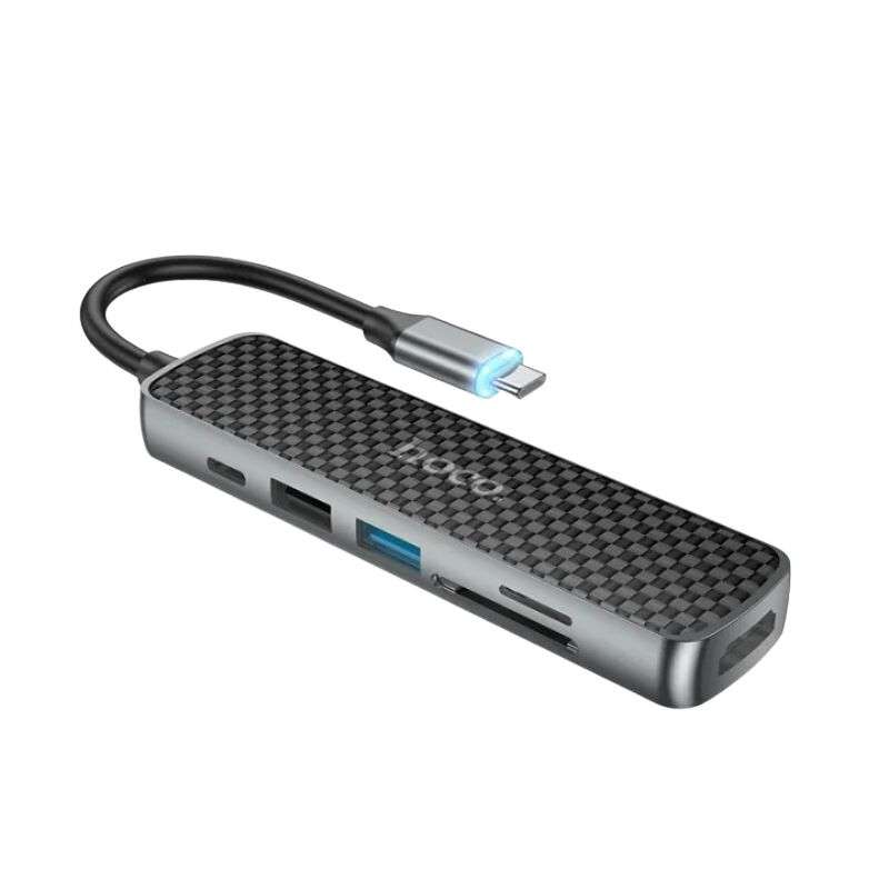 ADAPTATEUR USB-C HB24 6 IN 1 DE HOCCO