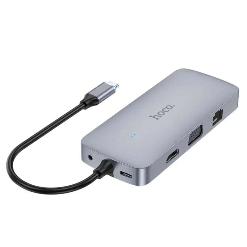 HUB USB-C PD100W 10 IN 1 HB33 DE HOCCO 