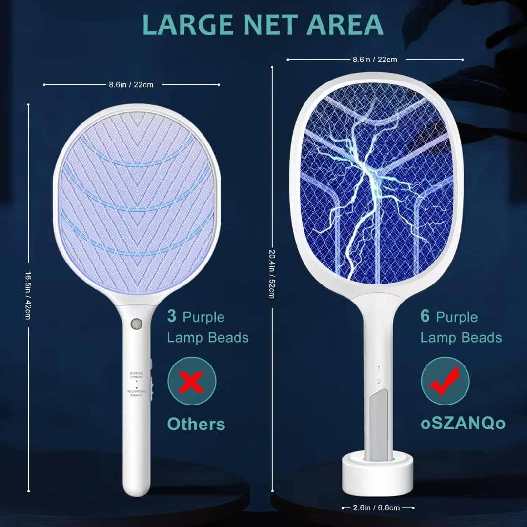 Raquette Anti-Moustiques Électrique 