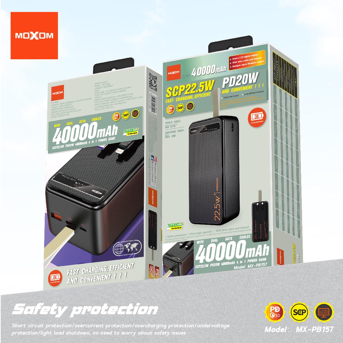 Power Bank 40000 mAh MOXOM MX-PB57